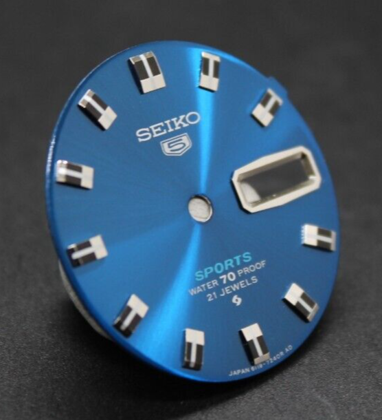 セイコーレーシングダイヤル Blue Proof Dial for Vintage Seiko Rally 6119-7170 6119-7173 Diver