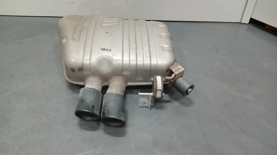 ✅ 14-16 OEM BMW F10 535d N57 Sistema de escape trasero diésel silenciador tubo resonador Foto 4 de 4