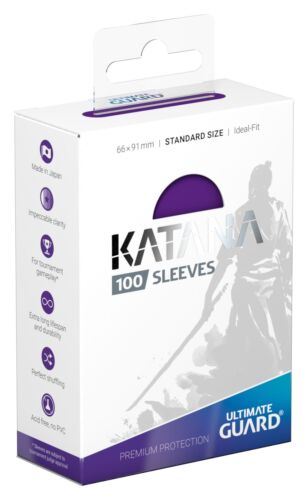 100 pochettes Katana format Standard Purple - Ultimate Guard - Photo 1/4