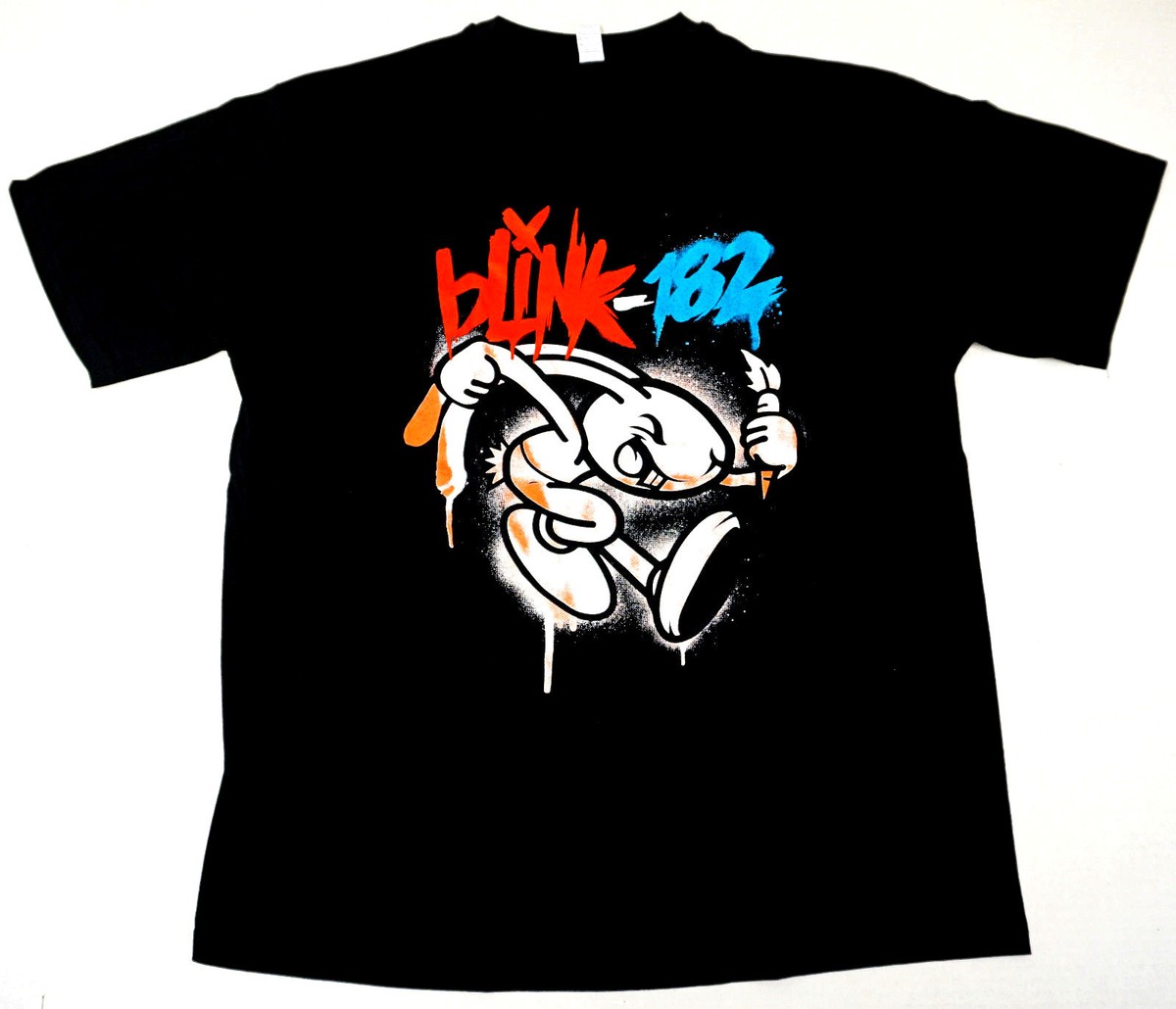 BLINK 182 T-shirt So Cal Alternatice Punk Rock Tee Men's Black New - Foto 8