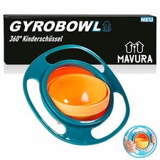 GYROBOWL Baby Bowl Kids Plate Bowl Snack Bowl Leakproof