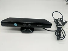 Genuine Microsoft XBOX 360 Kinect Sensor Bar Model 1414 Black with Power Adapter