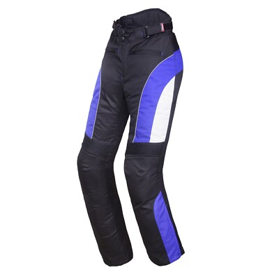 Pantaloni Da Per Moto In Tessuto Cordura Con Protezioni Su Ginocchia E Fianchi - Foto 2