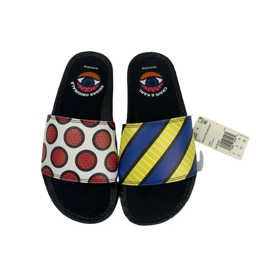 Sandali adidas boost uomo taglia 8 slide o donna taglia 9 nuoto spiaggia Craig + Karl