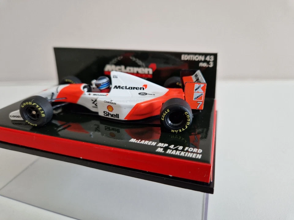 Minichamps 1/43 McLaren Ford Mp 4/8 M. Hakkinen - 1993 - MLC 3 - Immagine 4 di 4