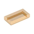 Lego Bricks 20x Transparent Orange 1x2 Tile Studless Plate 6251306 35386 NEW