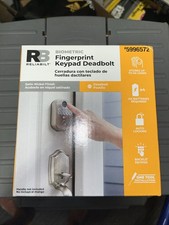 Reliabilt Fingerprint Keypad Door Lock/Deadbolt Keyless Entry, Easy Install NEW