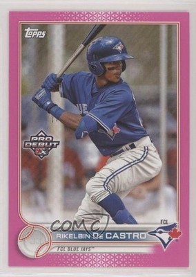 2022 Topps Pro Debut Fuchsia 134/199 Rikelvin De Castro Rikelbin #PD-53 nd3