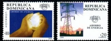 Dominican Republic Stamp 1423-1424  - America Issue, Energy conserv