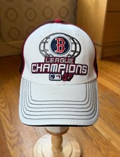 Boston Red Sox 2007 League Champions Cap Hat Mesh Fitted New Era Authentic OSFA