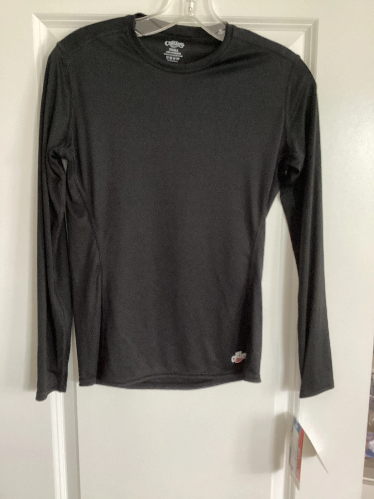 Hot Chillys Womens Black Peachskins Base Layer Top Size S Made in USA