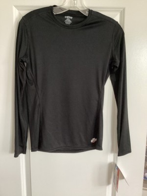 Hot Chillys Womens Black Peachskins Base Layer Top Size S Made in USA