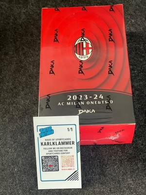 2024-25 DAKA Ac Milan One and Two Serie A Hobby Box mit 1x Gegradete Karte!