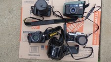 Nikon FE2 D80 D60 one shot Lot  Untested   See Pics