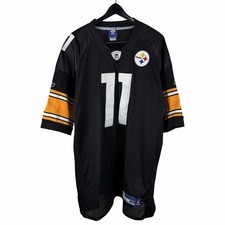 Mens Reebok 2009 Pittsburgh Steelers Stefan Logan Stitched NFL Jersey Size 56