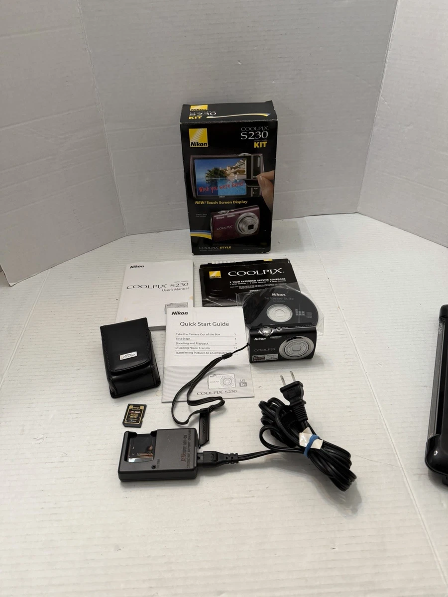 Nikon Coolpix S230 Digital Cameras with Blink Detection for Sale