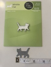 POPPY STAMPS Whittle Cat Stamping Die 2165 1.25 x 1