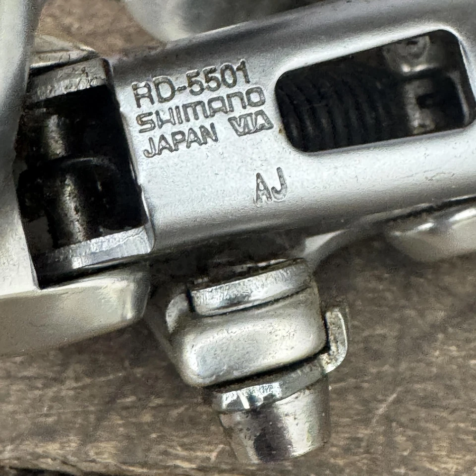 Shimano 105 RD-5501 Rear Derailleur LONG Cage 9 Speed Road Bike Japan Silver - Image 3 of 4