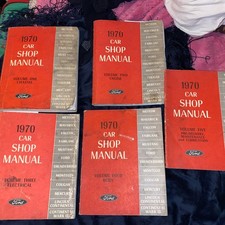 1970 Ford Mercury Service Manualmustang Fairlane Falcon Torino Cougar Cyclone
