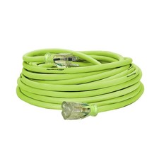 Prime Wire  Cable FZ512830 50 ft. 12-3 AWG Flexzilla Pro Extension Cord Green