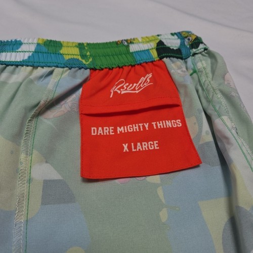 RSVLTS Classic Nickelodeon Mens Hybrid Swim Shorts XL Green SpongeBob Rugrats - Picture 9 of 10