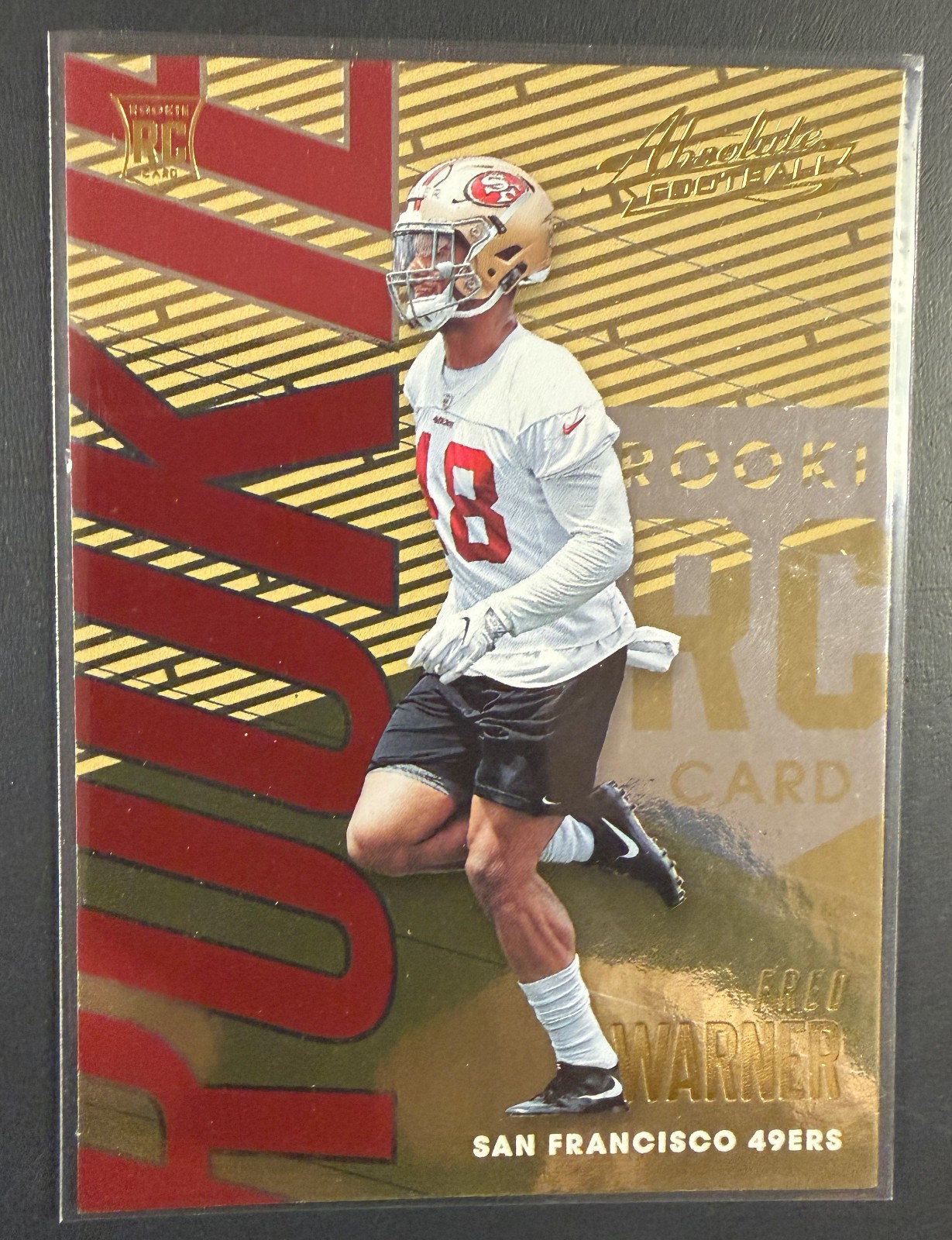 2018 Panini Absolute Football Fred Warner #119 San Francisco 49ers Rookie