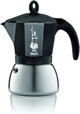BIALETTI CAFFETTIERA MOKA INDUCTION 6TAZZE ADATTA ALL'INDUZIONE 100ML DESING 990