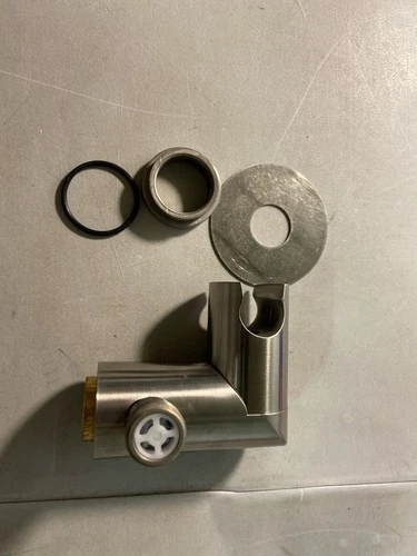 Signature Hardware Swivel Water Supply Elbow and Bracket for Hand Shower - Picture 4 of 4