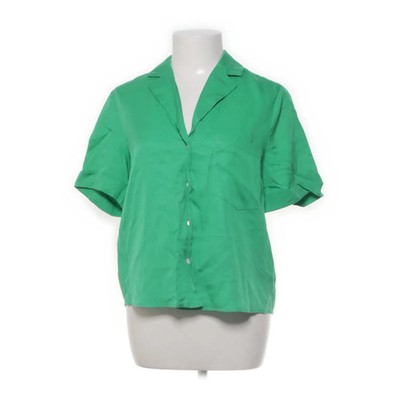 Mango, Kurzarmhemd, Größe: 34, CAMISA 200MOMA, Grün, Lyocell, Einfarbig #nJn
