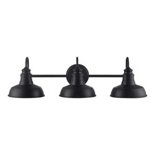 HAmPTON BAY ELMCROFT 5 PIECE BATHROOM SET WITH 3 LIGHT VANITHY LIGHT