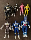 Vintage 1995 Saban Lot of 7 Mighty Morphin Power Rangers Action Figures