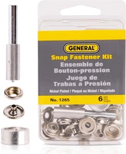 1265 Snap Fastener Kit with 6 Fasteners