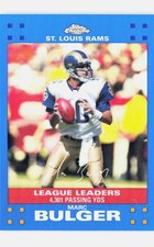 2007 Topps Chrome Blue Refractor Marc Bulger #TC41