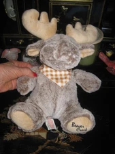 DolliBu Plush Moose Stuffed Animal with Scarf Beaver Creek Colorado