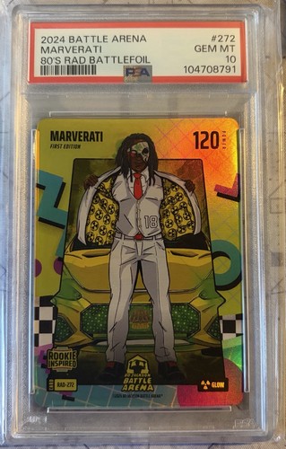 Bo Jackson Battle Arena | Alpha 80's RAD Battlefoil Marverati Glow | PSA 10