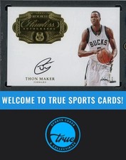 2016-17 Panini Flawless #RA-TM Thon Maker #RA-TM Rookie Autographs Gold 2/10