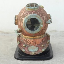 Casco da immersione subacquea | Replica subacqueo antico in rame |...