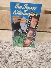 The Snows Of Kilimanjaro Gregory Peck Susan Hayward Ava Gardner VHS Tape New 