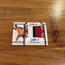 Jose Perdomo 2024 Panini Flawless Ruby Variation /20 Auto Patch Mem Rookie NRMT+
