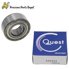 Metal Shielded Angular Contact Ball Bearing For NACHI 5205 ZZ 25x52x20.60mm 3205