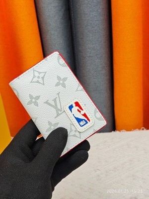 Louis x NBA Men's Pocket Organizer - Classic Monogram Canvas Card Wallet