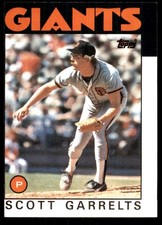 Scott Garrelts 1986 Topps #395 Giants MLB READ FREE SHIPPING AutographDen