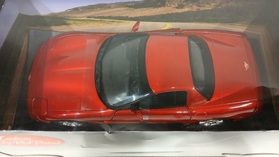 Hot Wheels 1 18 Scale C5 Chevrolet Corvette Custom Candy Red Paint