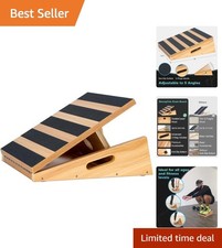 Professionelles tragbares Holz-Schrägbrett - verstellbare Neigung und Wadenstrecke
