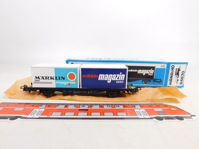 Märklin H0 AC 84670 Containerwagen Magazin 1965 1990 DB NEUW+OVP #DH293-0,5
