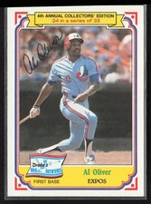 1984 Topps Drake's Big Hitters Al Oliver Montreal Expos #24