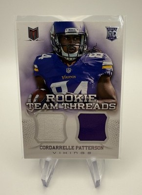 2013 Momentum Cordarrelle Patterson Rookie Team Threads Dual Relic 144/399 #4