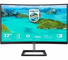 Image of PHILIPS 322E1C Full HD 32" Curved VA LCD Monitor - Black