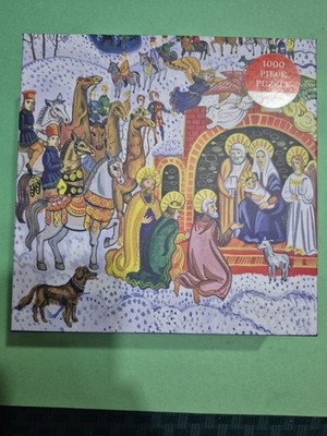 Joy to the World Square Boxed 1000 Piece Puzzle by Galison (2019,...