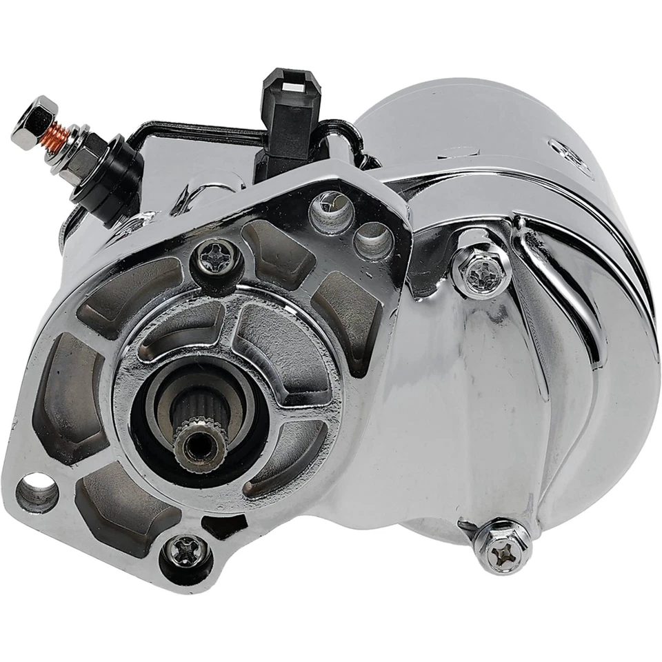 Chrome 2.4KW Harley Starter for 31553-94 31559-99A 31553-94 31559-99A - Imagem 2 de 4